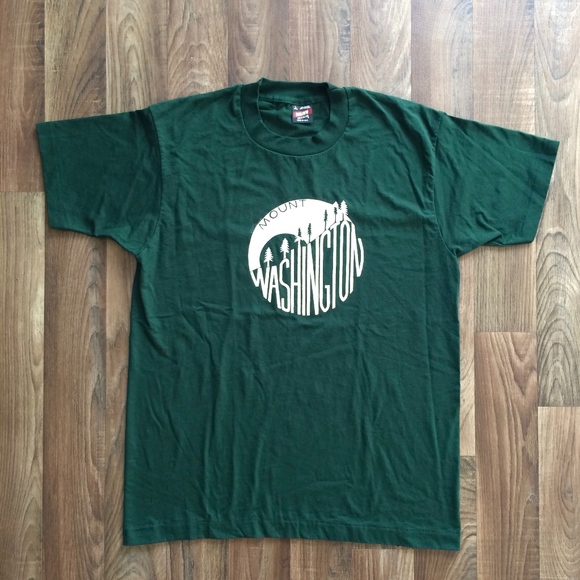 Vintage Other - Vintage NEW 80's Mount Washington Tee Shirt USA L